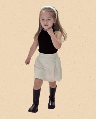 Dressto Girls Party(Festive) Top Shorts(BLACK)