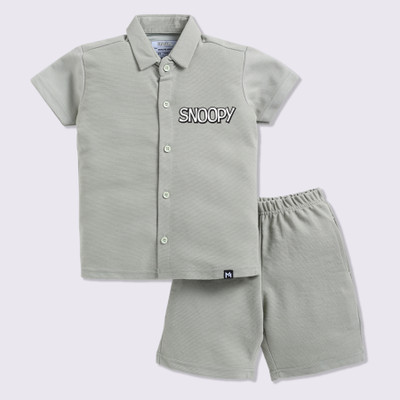 MINUTE MIRTH Boys Casual T-shirt Shorts(PISTA)