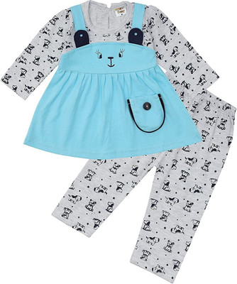 NammaBaby Girls Casual Dress Legging(Blue)