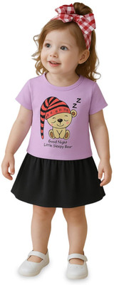Luay Girls Casual Top Skirt(Blue Rabbit)