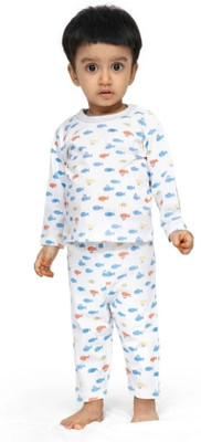 Ariel Baby Boys & Baby Girls Casual T-shirt Pant(Multicolor)