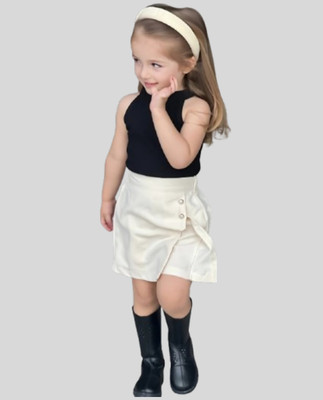 Dressto Girls Party(Festive) Top Shorts(BLACK)