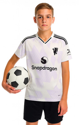 DOSTITCH Boys & Girls Casual T-shirt Shorts(White)