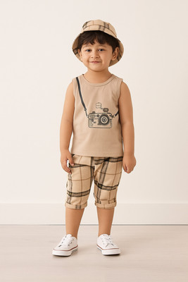 AMMIJANGARMENT Boys Party(Festive) T-shirt Pant(TOSOR)