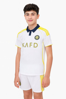 BUGOAT Boys & Girls Casual T-shirt Shorts(White)