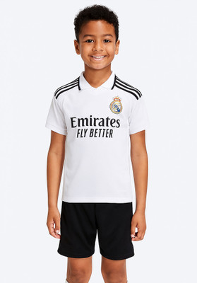 DOSTITCH Boys & Girls Casual T-shirt Shorts(White)