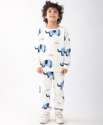 anthrilo Boys Casual Trouser Trouser(White)