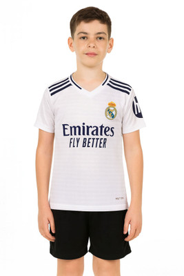 Ryze Boys & Girls Casual T-shirt Shorts(White)