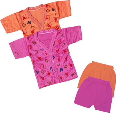 ReshmaaEnter Baby Boys & Baby Girls Casual T-shirt Shorts(D-1-6)