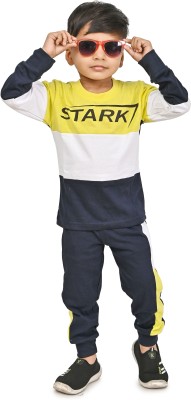 carrydreams Boys Casual T-shirt Trouser(YELLOW)