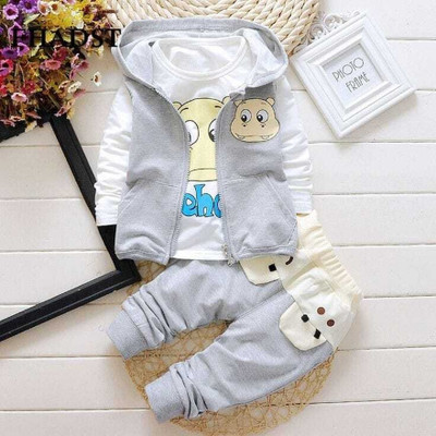ZAFROONKIDZE Baby Boys & Baby Girls Party(Festive) Jacket Pant(GREY)