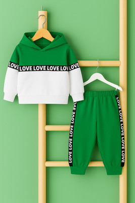 Aggarwalsales Baby Boys & Baby Girls Casual Sweatshirt Track Pants(Green)