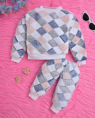 GESICA FASHION Baby Boys & Baby Girls Casual Sweatshirt Pyjama(Peach)