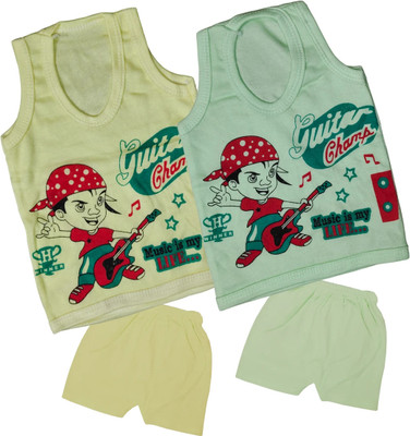 ReshmaaEnter Baby Boys & Baby Girls Casual T-shirt Shorts(A-3-4)