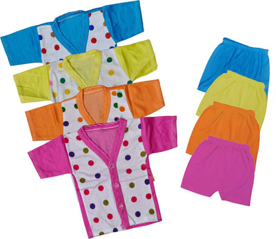 ReshmaaEnter Baby Boys & Baby Girls Casual T-shirt Pyjama(C-1-2-3-5)