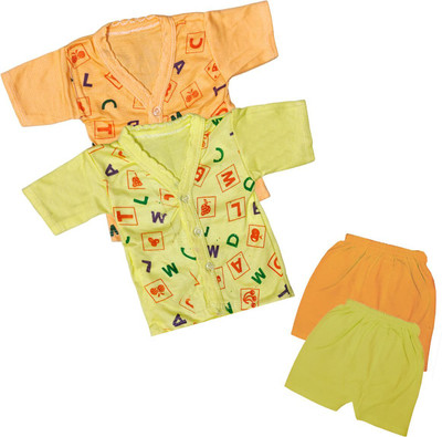 ReshmaaEnter Baby Boys & Baby Girls Casual T-shirt Shorts(D-2-3)