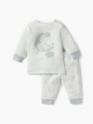 GIGGLES by Babyshop Baby Boys Casual T-shirt Pyjama(Grey)