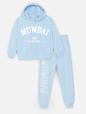 Nap Chief Boys & Girls Casual Sweatshirt Track Pants(Blue)