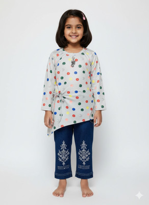 Girijesh Singh Girls Casual Top Jeans(Multicolor)