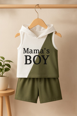 Cchoice Baby Boys Party(Festive) T-shirt Pant(Green)