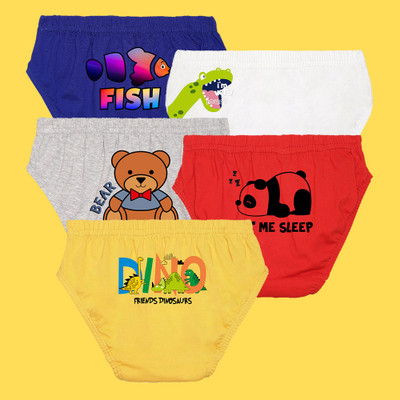 Nusyl Brief For Boys(Multicolor Pack of 5)