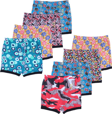 Kids Basket Brief For Boys(Multicolor Pack of 8)