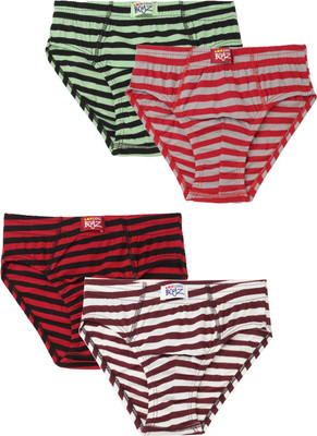 LUX cozi Brief For Boys(Multicolor Pack of 4)