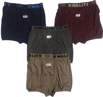 OneHalf Brief For Boys(Brown Pack of 4)