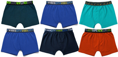 Miracles Of Cotton Castles Brief For Boys(Multicolor Pack of 6)