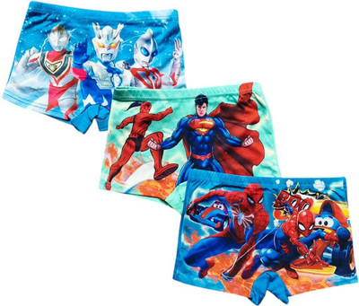 okshion Brief For Baby Boys(Blue Pack of 3)