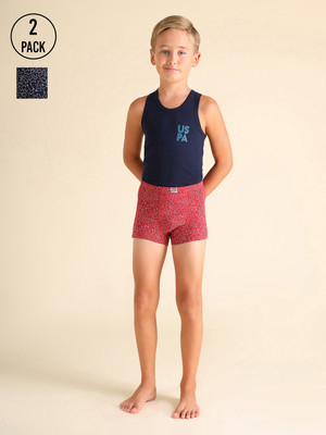 U.S. POLO ASSN. Brief For Boys(Red Pack of 3)