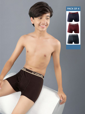 Dollar Brief For Boys(Multicolor Pack of 4)
