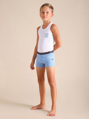 U.S. POLO ASSN. Brief For Boys(Blue Pack of 3)
