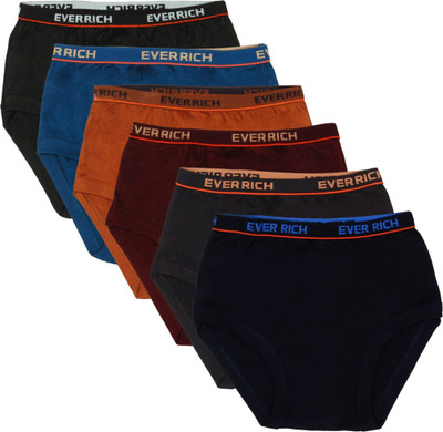 Kids Basket Brief For Boys(Multicolor Pack of 6)