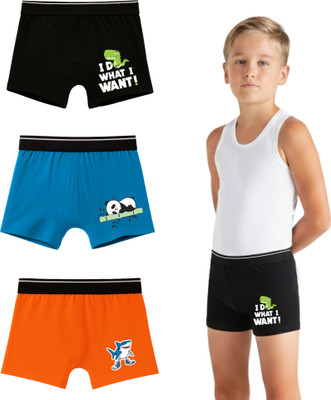 Adore A Boo Brief For Boys(Multicolor Pack of 3)