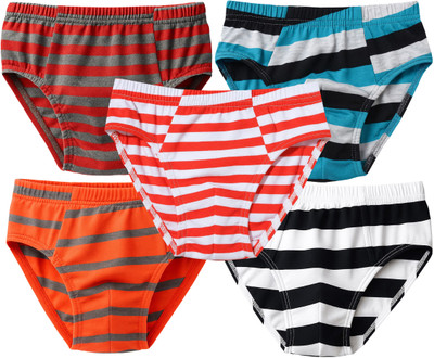 Miracles Of Cotton Castles Brief For Boys(Multicolor Pack of 5)