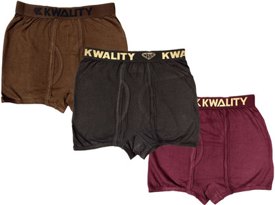 mishu Brief For Boys(Brown Pack of 3)