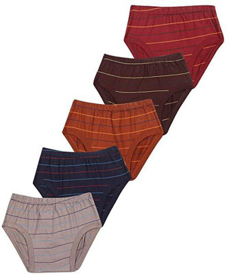 Yellow Delight Brief For Boys(Multicolor Pack of 5)