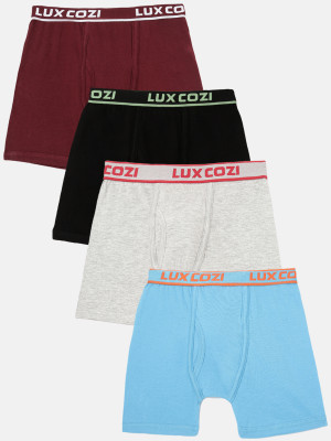 LUX cozi Brief For Boys(Multicolor Pack of 4)