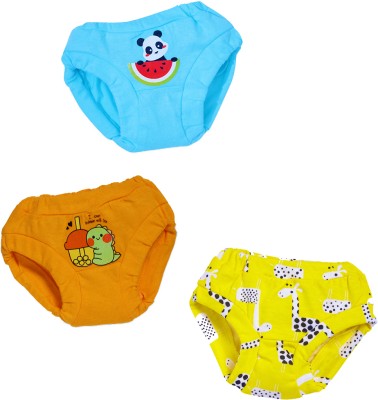 SNUGKINS Brief For Baby Boys(Multicolor Pack of 3)