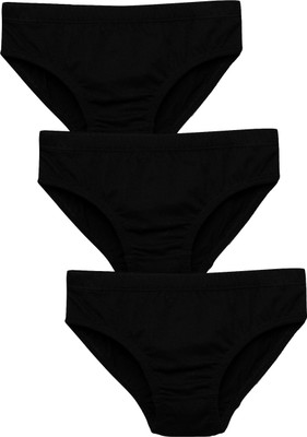 Charm n Cherish Brief For Boys(Black Pack of 3)