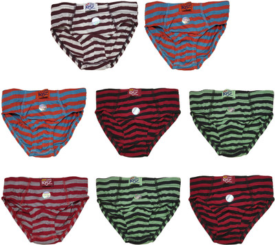 LUX cozi Brief For Boys(Multicolor Pack of 8)