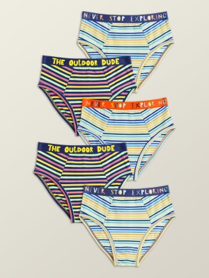 XY Life Brief For Boys(Multicolor Pack of 5)