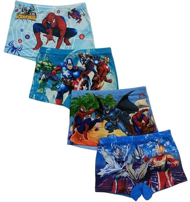 Janvi Enterprises Brief For Boys(Multicolor Pack of 4)