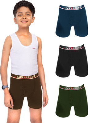 Lux Parker Brief For Boys(Multicolor Pack of 4)