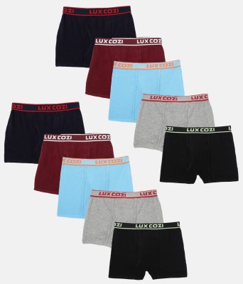 LUX cozi Brief For Boys(Multicolor Pack of 10)