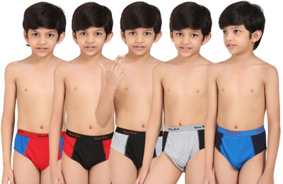 dig sel Brief For Boys(Multicolor Pack of 5)