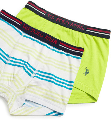 U.S. POLO ASSN. Brief For Boys(White Pack of 3)