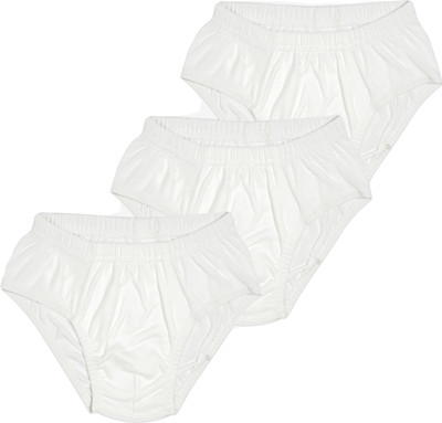 BodyCare Brief For Baby Boys(White Pack of 3)