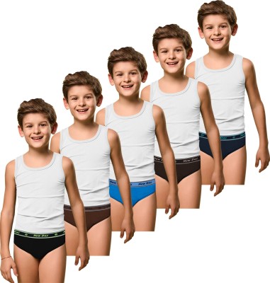 New Day Brief For Boys(Multicolor Pack of 5)